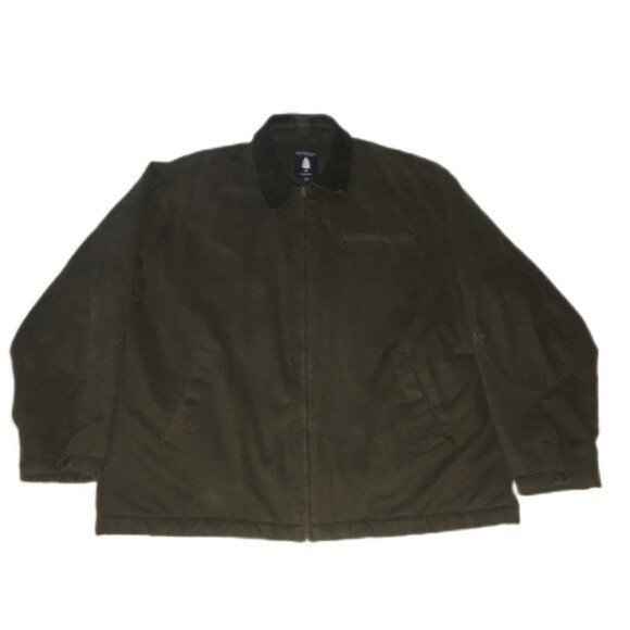 Roundtree & Yorke Other - Roundtree & Yorke Men’s Outdoor Full Zip Work Jacket Dark Green Size XL
